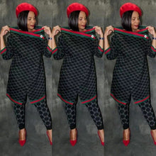Load image into Gallery viewer, 2 Two Piece Set Women track suit tops and pants hooded suit fashion plaid jogging femme sets two piece outfits sweat suits