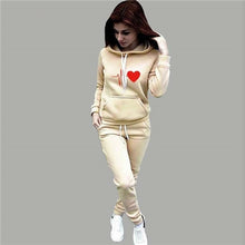 Load image into Gallery viewer, 2019 Autumn Winter 2 Piece Set Women Hoodie Pants Printed Tracksuit Pullover Sweatshirt Trousers With Pockets Tracksuit Suits